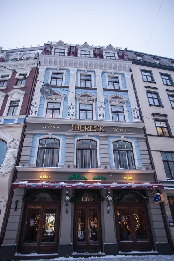 Sherlock Art Hotel Riga Kültér fotó